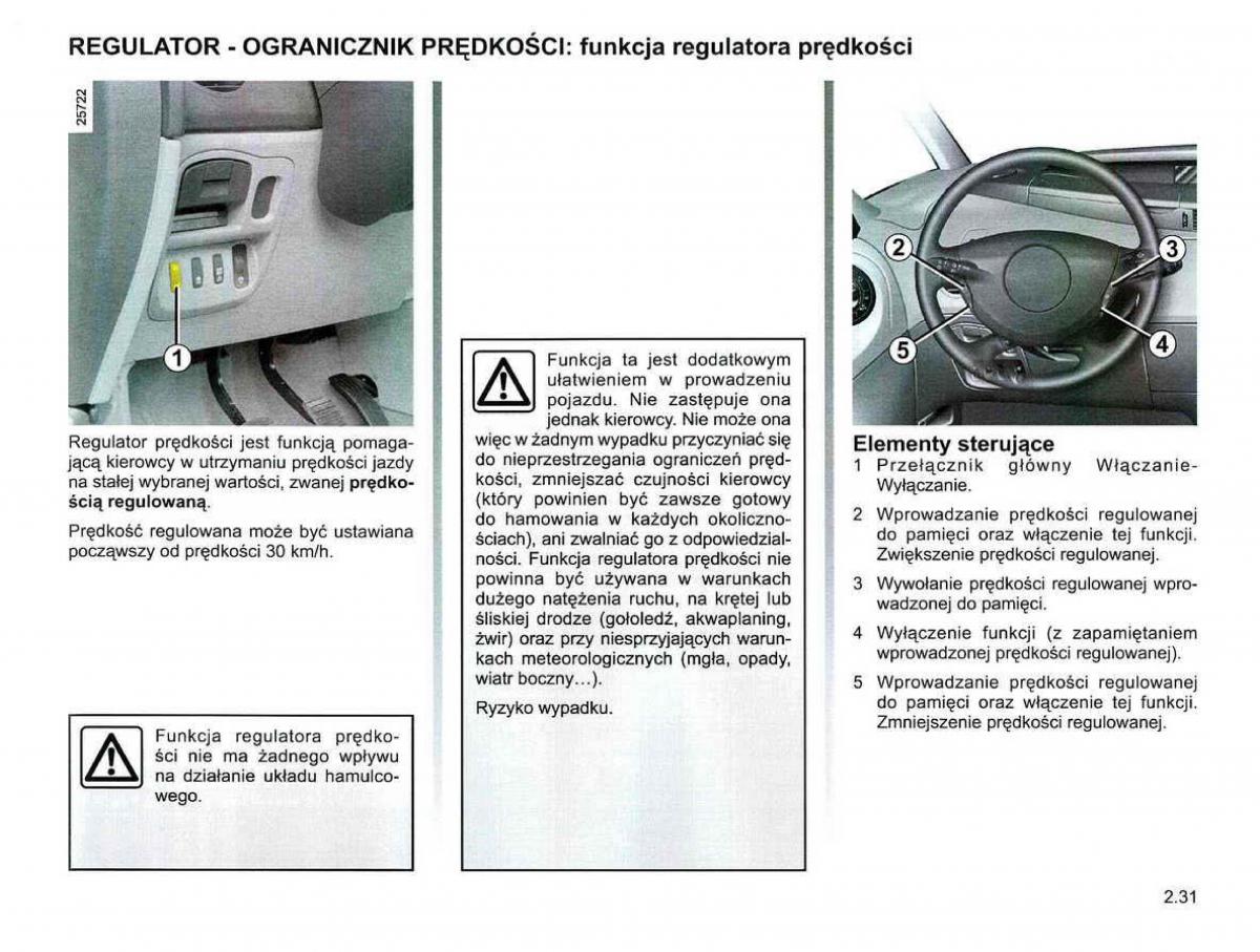 Reanult Espace IV 4 instrukcja / page 117