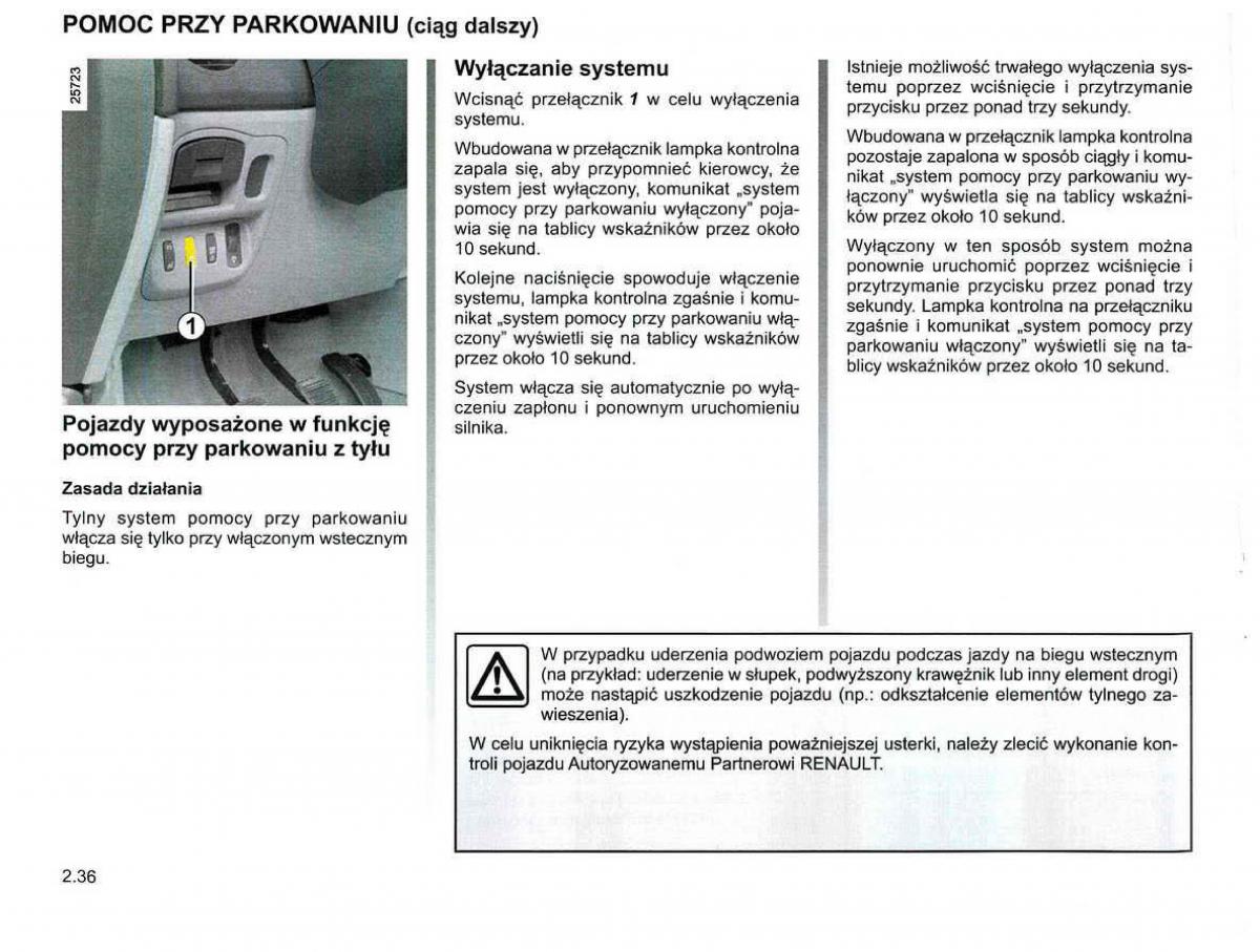 Reanult Espace IV 4 instrukcja / page 122