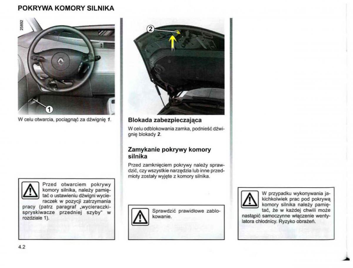 Reanult Espace IV 4 instrukcja / page 190