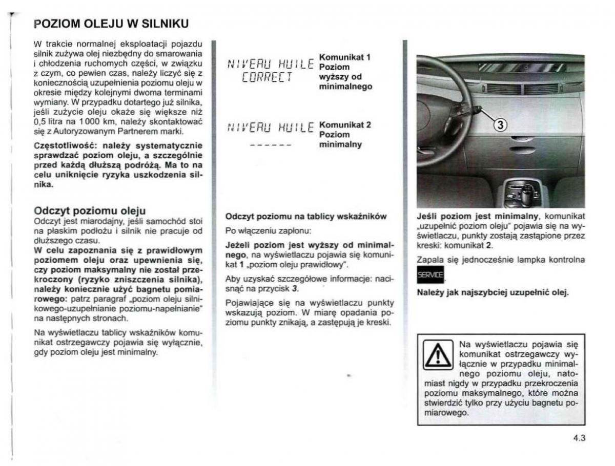 Reanult Espace IV 4 instrukcja / page 191