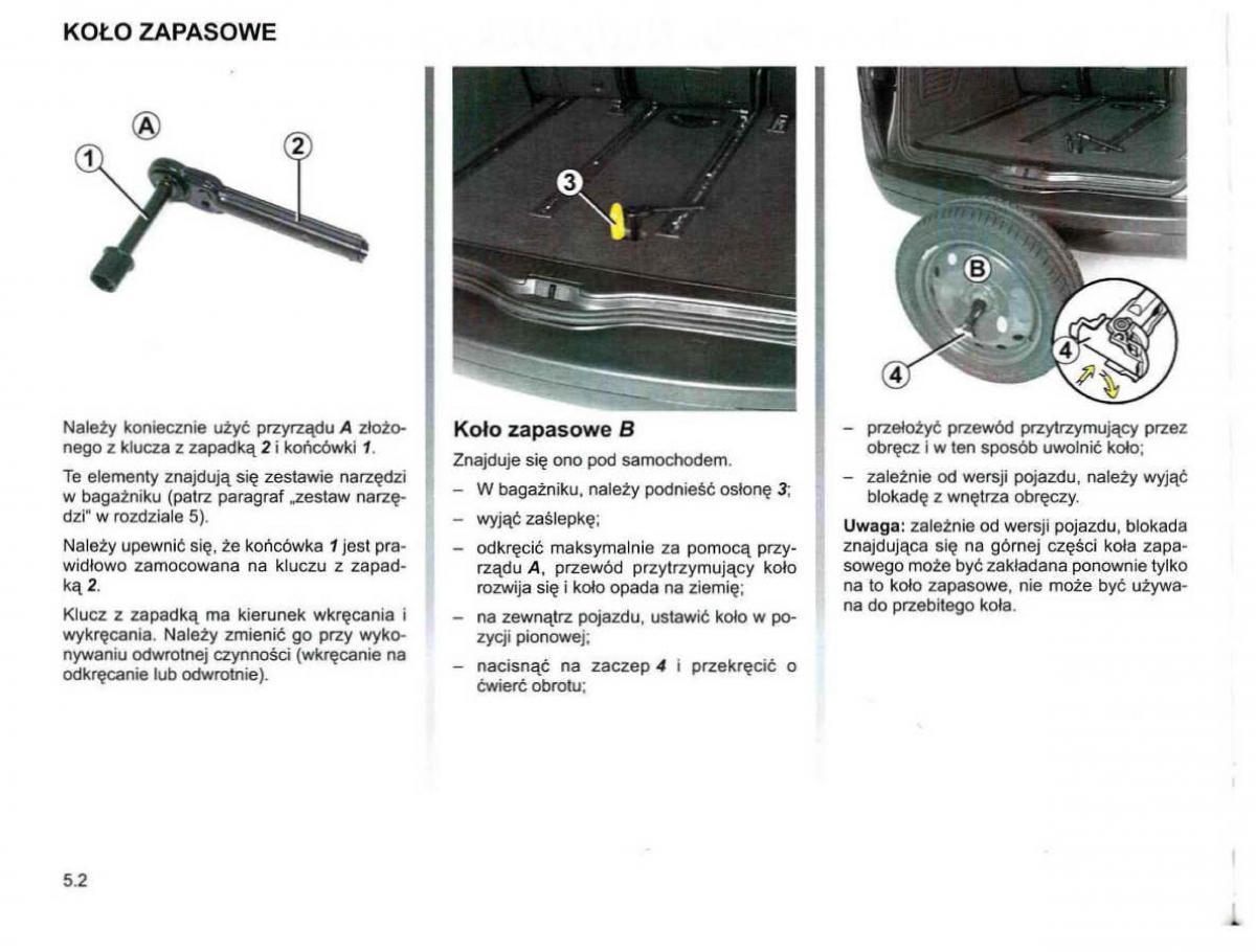 Reanult Espace IV 4 instrukcja / page 206