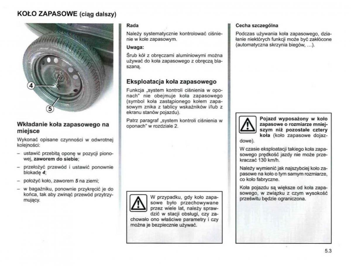 Reanult Espace IV 4 instrukcja / page 207