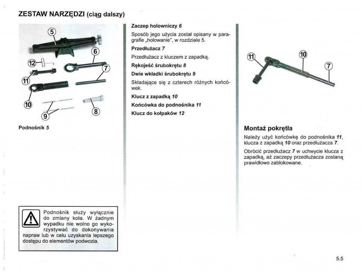 Reanult Espace IV 4 instrukcja / page 209