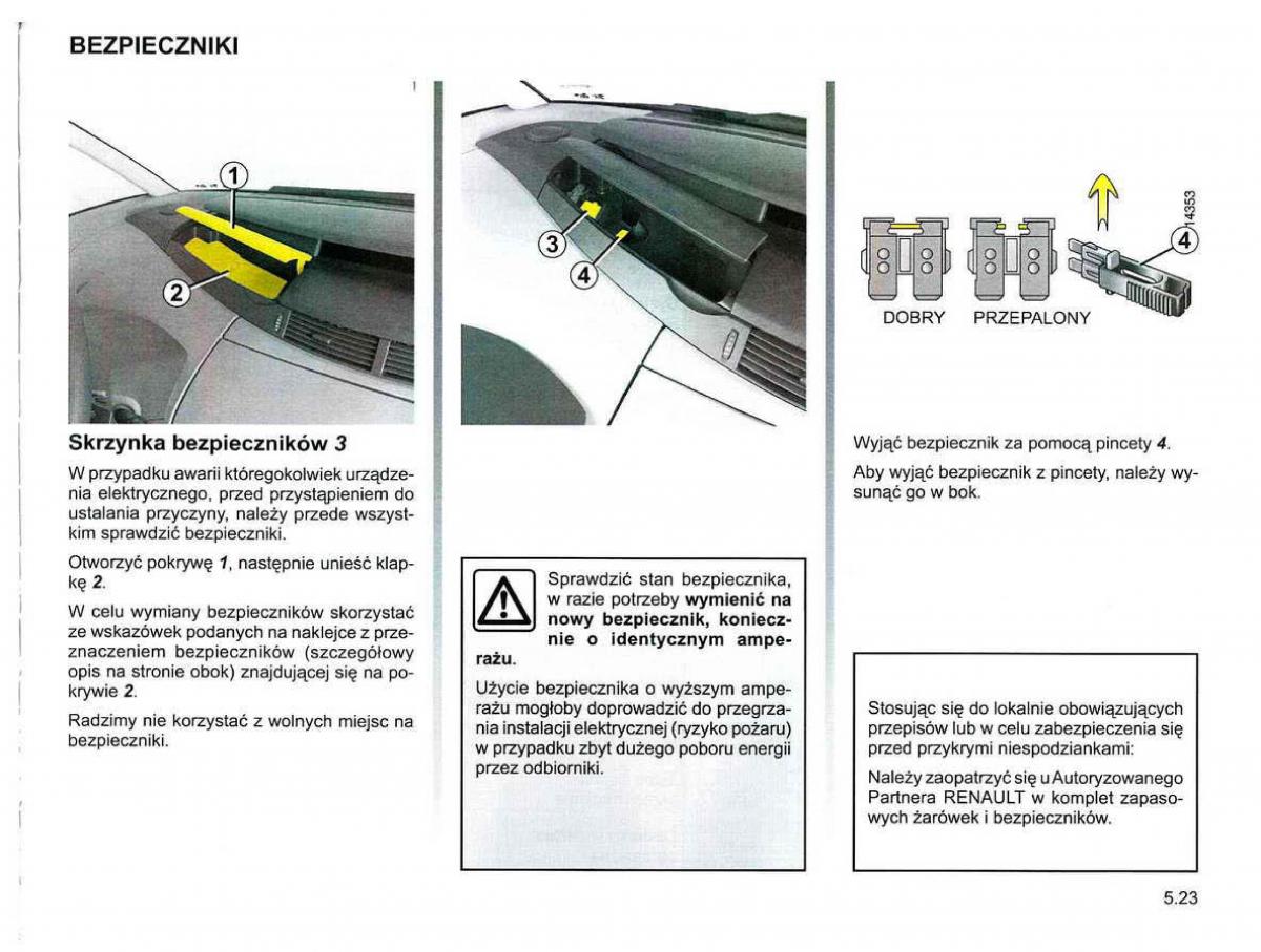 Reanult Espace IV 4 instrukcja / page 227