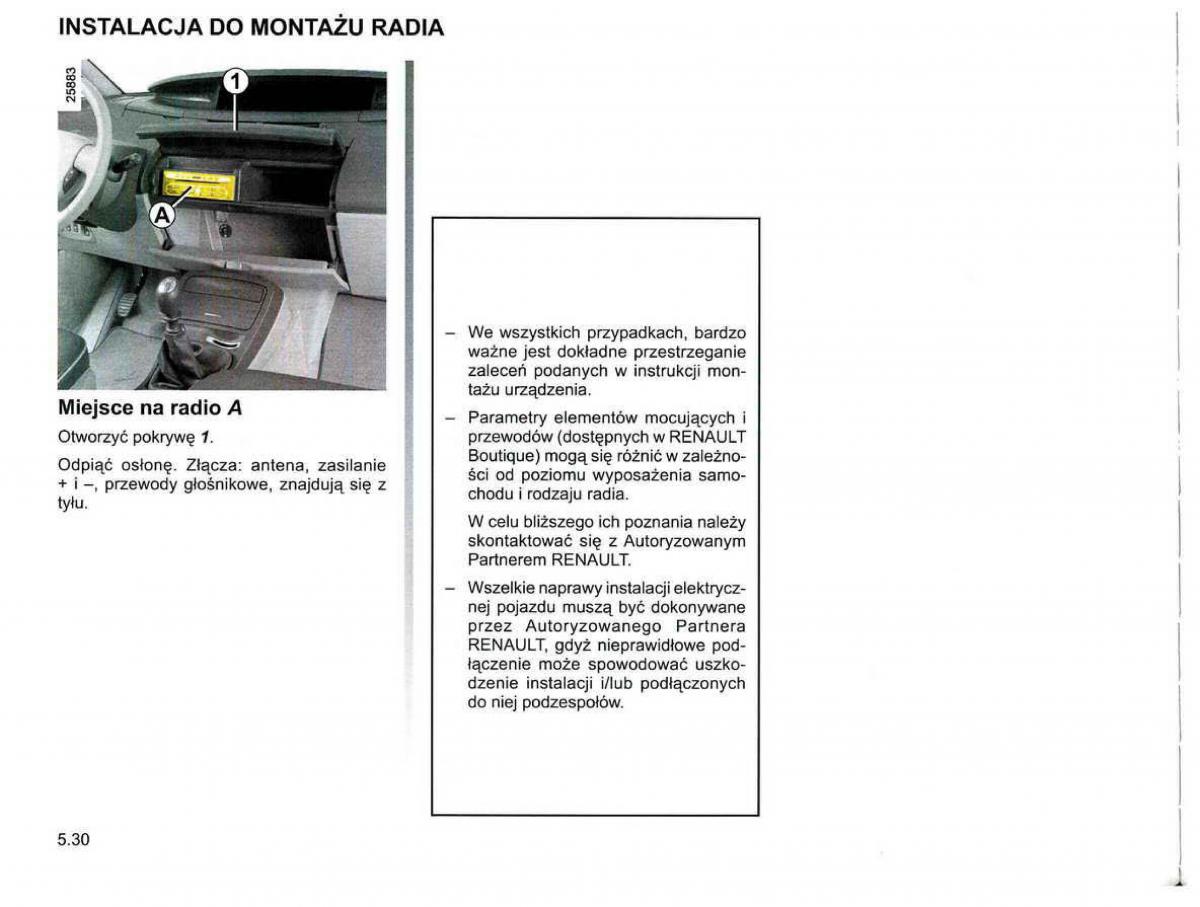 Reanult Espace IV 4 instrukcja / page 234