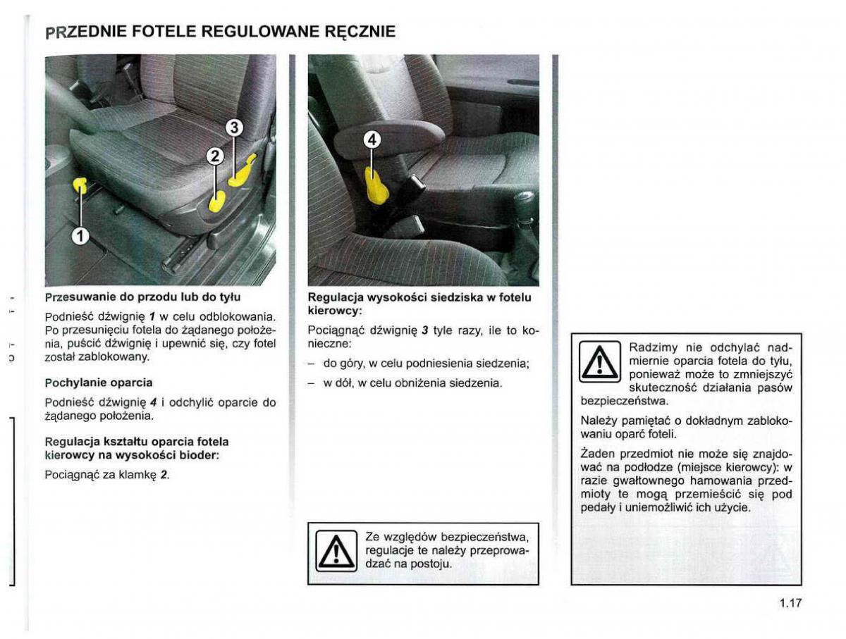 Reanult Espace IV 4 instrukcja / page 27