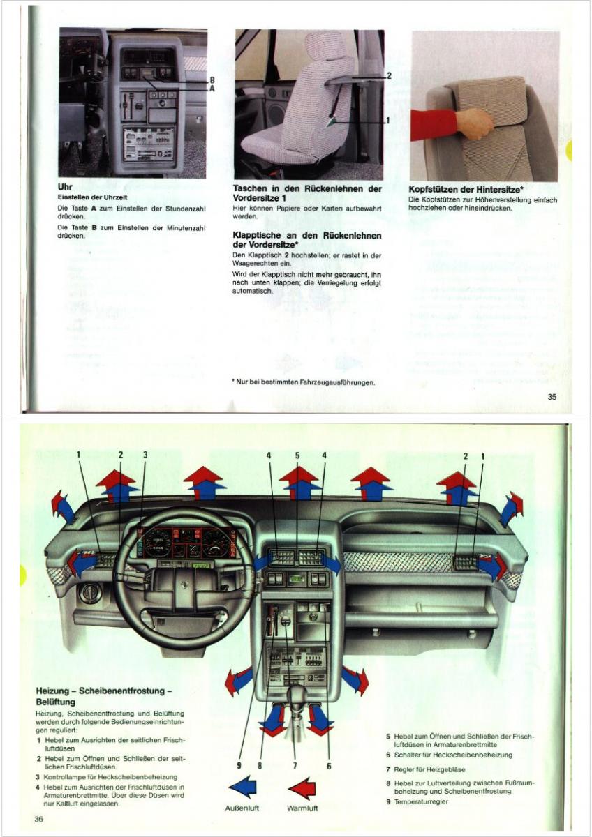 Renault Espace I 1 Handbuch / page 18