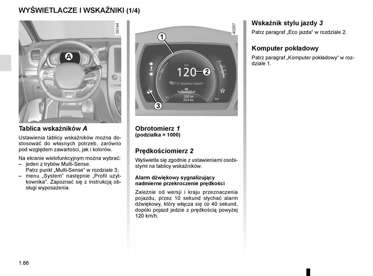 Reanult Espace V 5 instrukcja obslugi / page 72