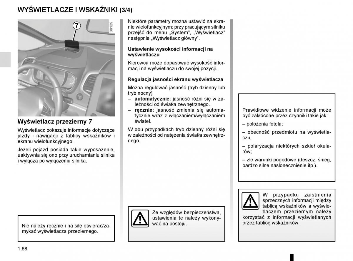 Reanult Espace V 5 instrukcja obslugi / page 74