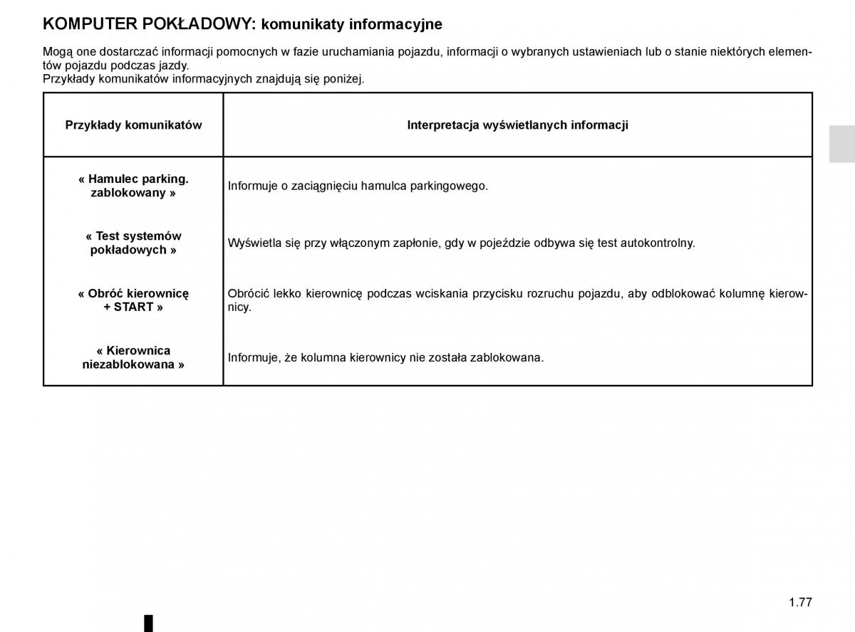 Reanult Espace V 5 instrukcja obslugi / page 83