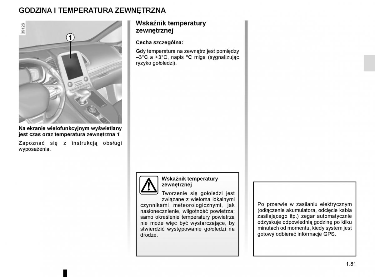 Reanult Espace V 5 instrukcja obslugi / page 87