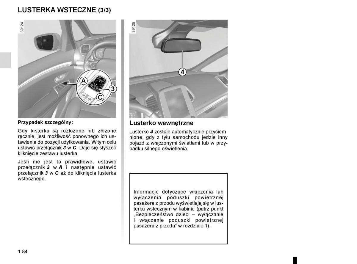 Reanult Espace V 5 instrukcja obslugi / page 90