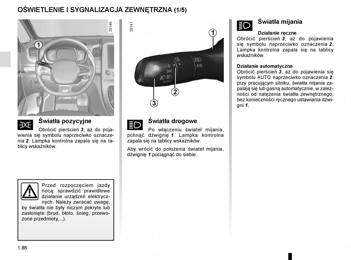 Reanult Espace V 5 instrukcja obslugi / page 92