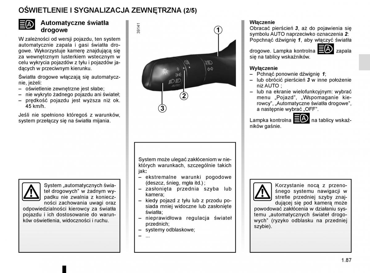 Reanult Espace V 5 instrukcja obslugi / page 93