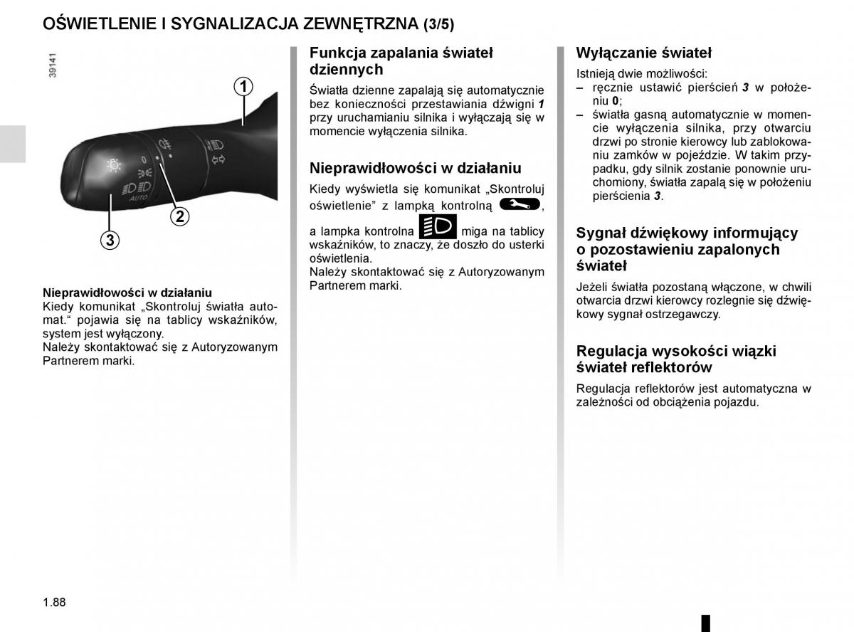 Reanult Espace V 5 instrukcja obslugi / page 94