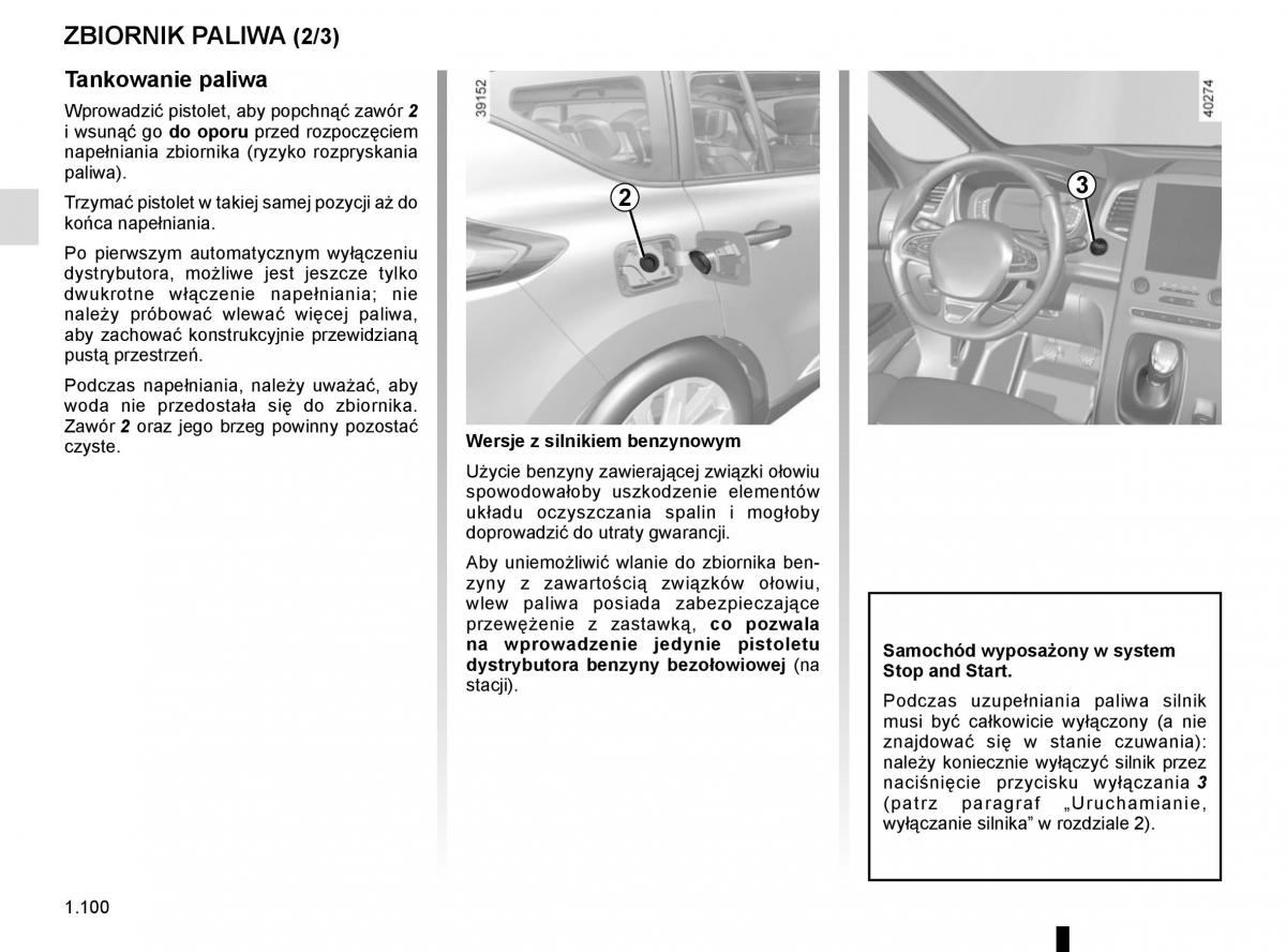 Reanult Espace V 5 instrukcja obslugi / page 106