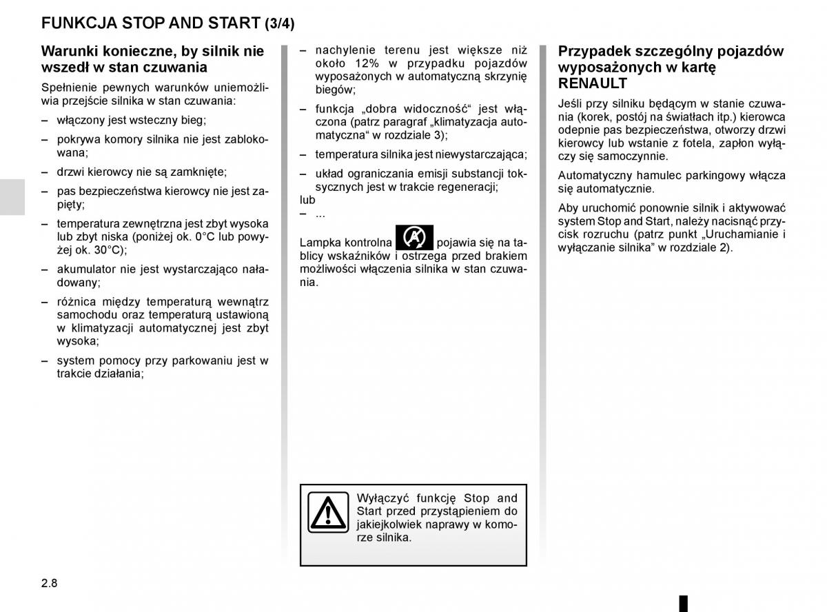 Reanult Espace V 5 instrukcja obslugi / page 116