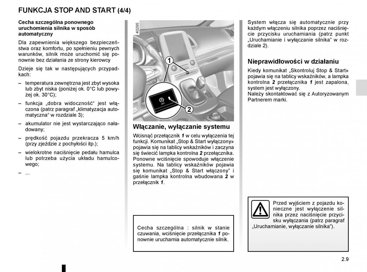 Reanult Espace V 5 instrukcja obslugi / page 117