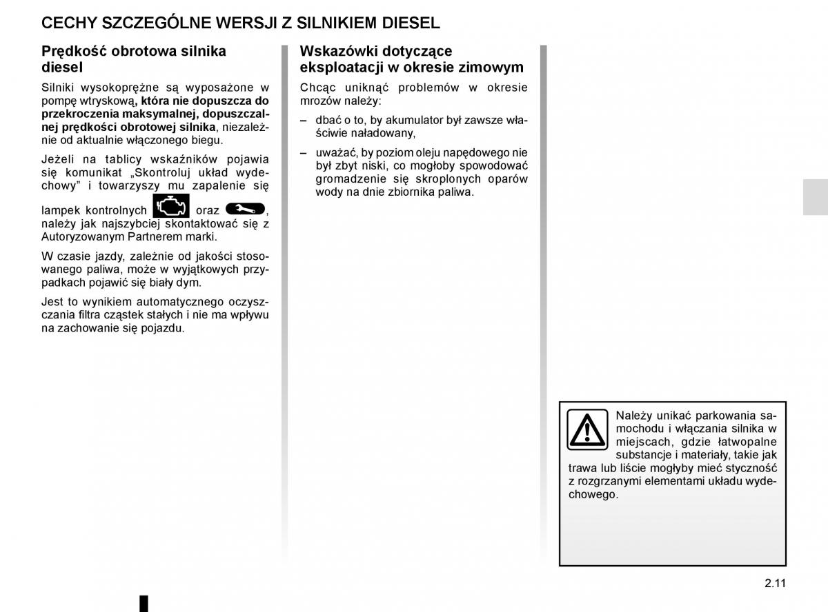 Reanult Espace V 5 instrukcja obslugi / page 119