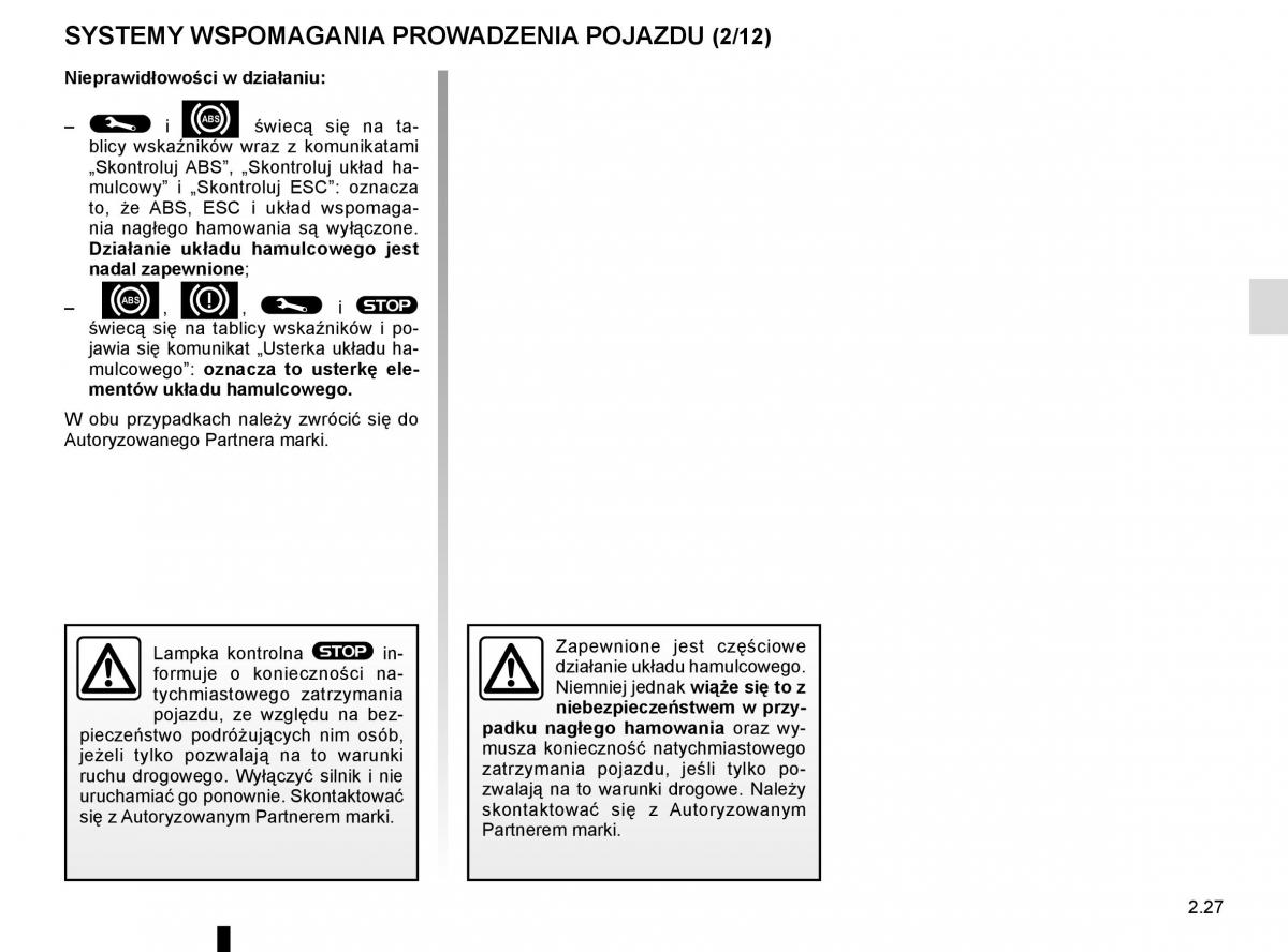 Reanult Espace V 5 instrukcja obslugi / page 135