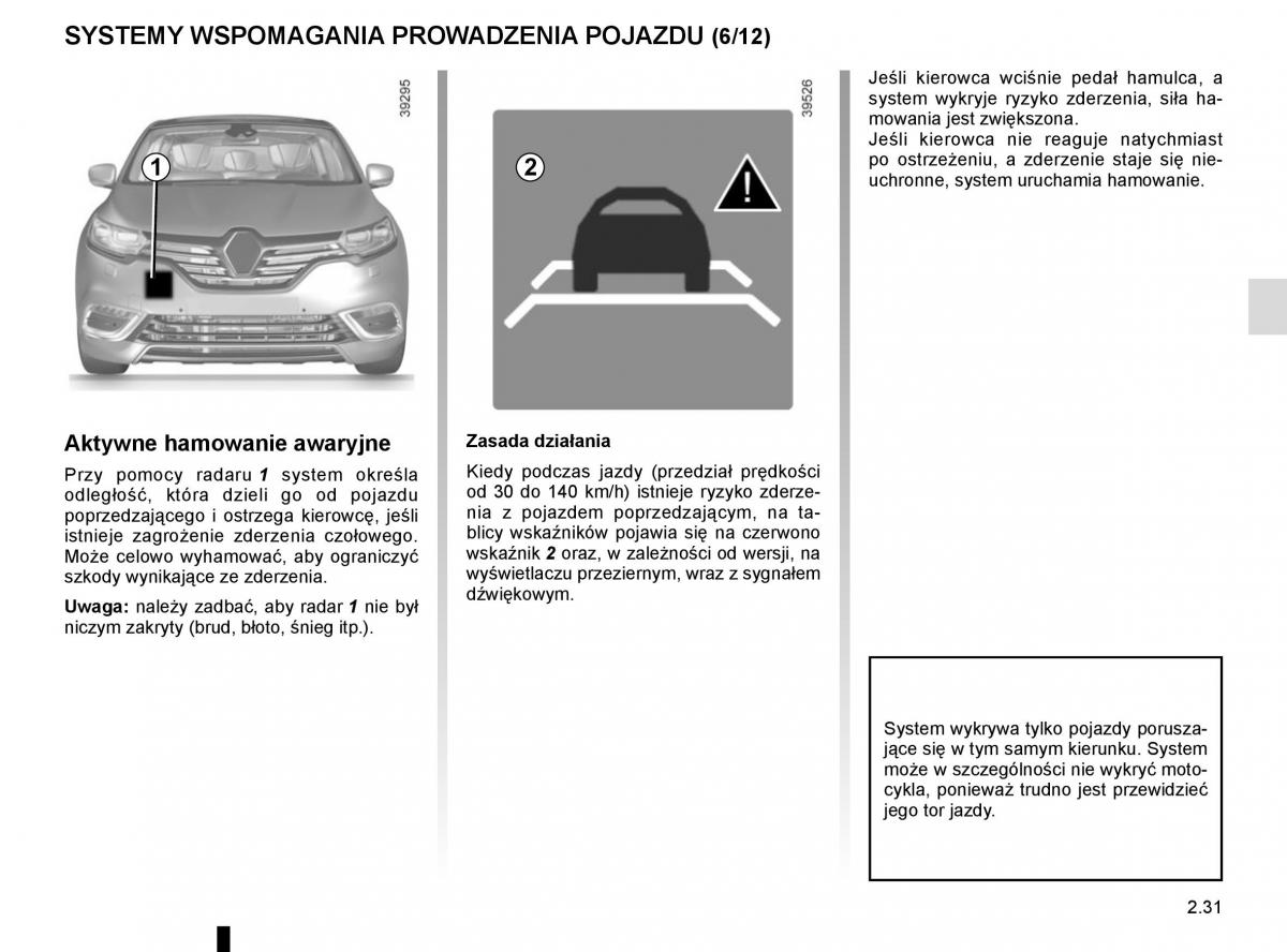 Reanult Espace V 5 instrukcja obslugi / page 139