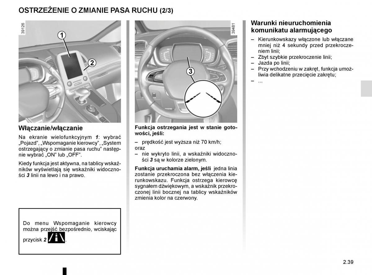 Reanult Espace V 5 instrukcja obslugi / page 147