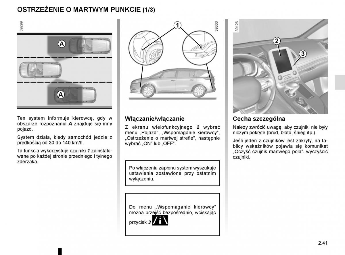 Reanult Espace V 5 instrukcja obslugi / page 149