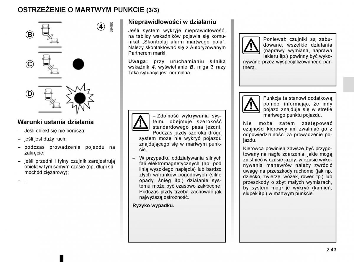 Reanult Espace V 5 instrukcja obslugi / page 151