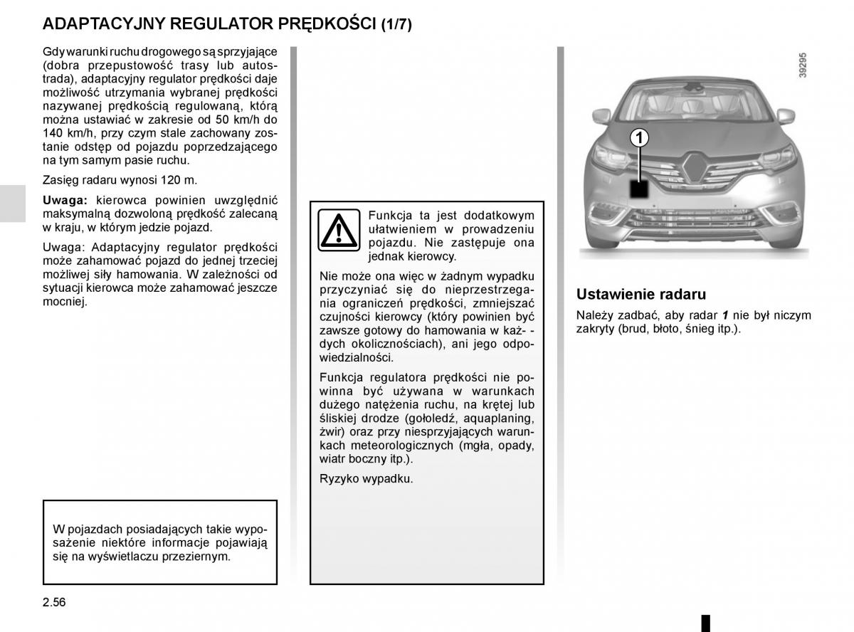 Reanult Espace V 5 instrukcja obslugi / page 164