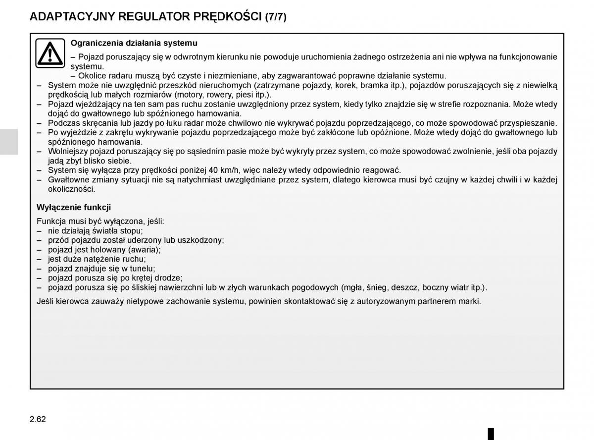 Reanult Espace V 5 instrukcja obslugi / page 170