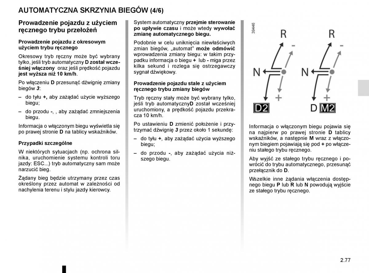 Reanult Espace V 5 instrukcja obslugi / page 185