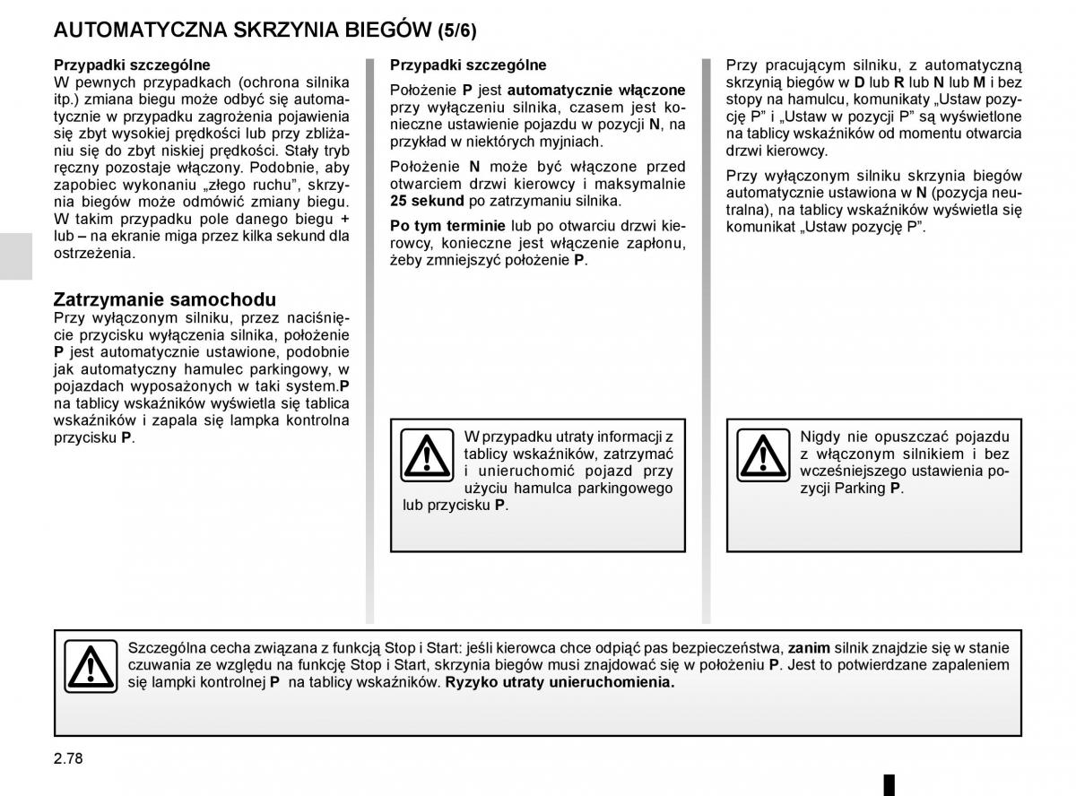 Reanult Espace V 5 instrukcja obslugi / page 186