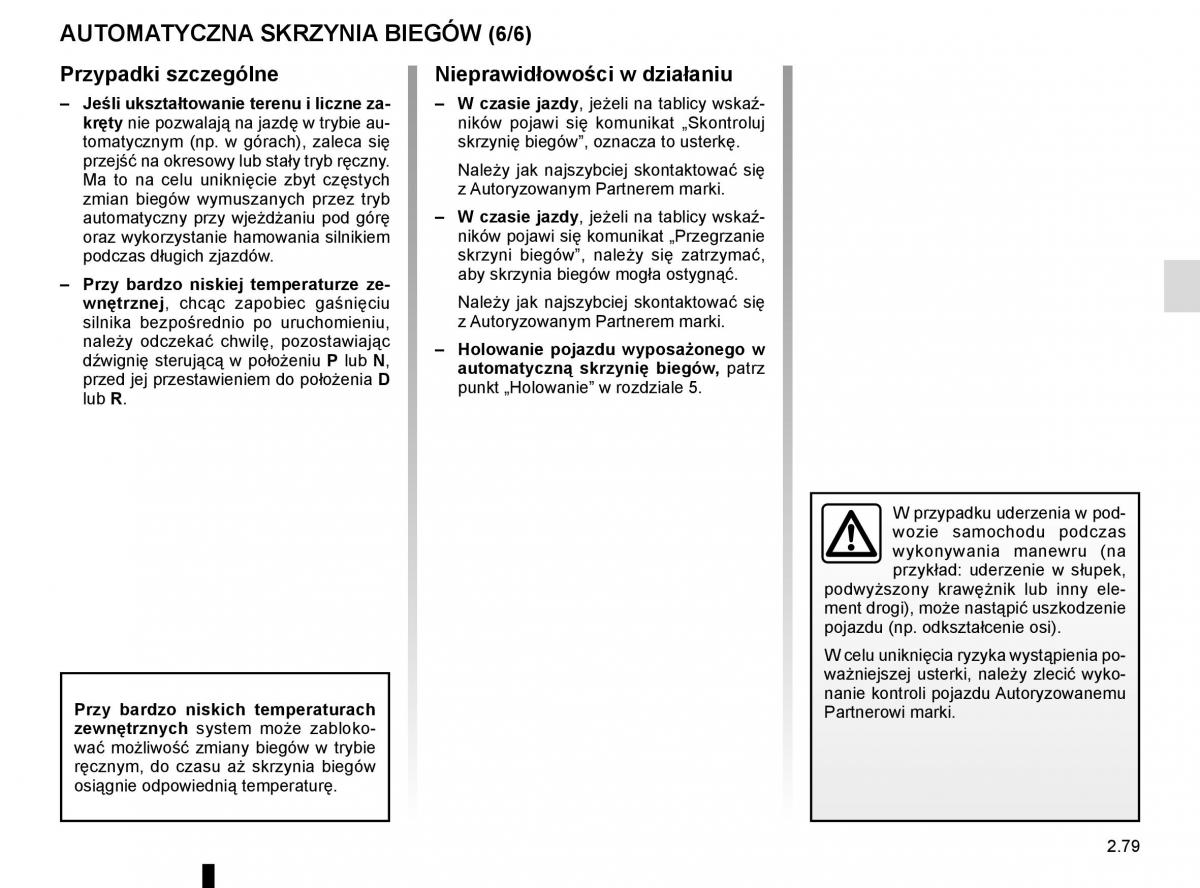 Reanult Espace V 5 instrukcja obslugi / page 187