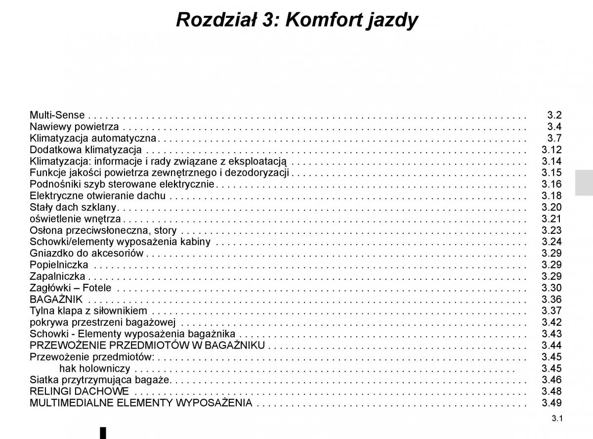 Reanult Espace V 5 instrukcja obslugi / page 189