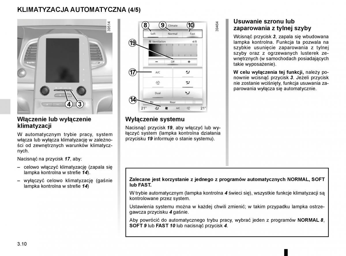 Reanult Espace V 5 instrukcja obslugi / page 198