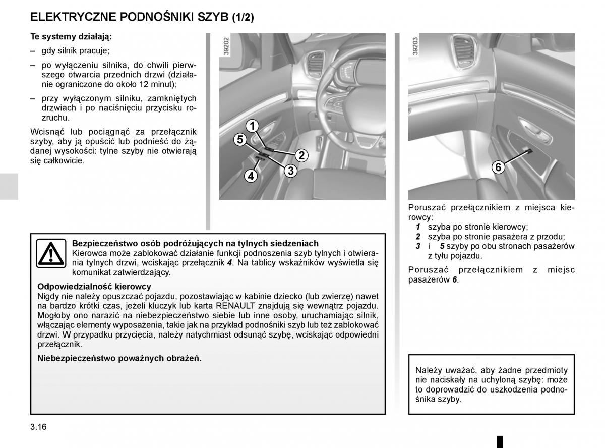 Reanult Espace V 5 instrukcja obslugi / page 204