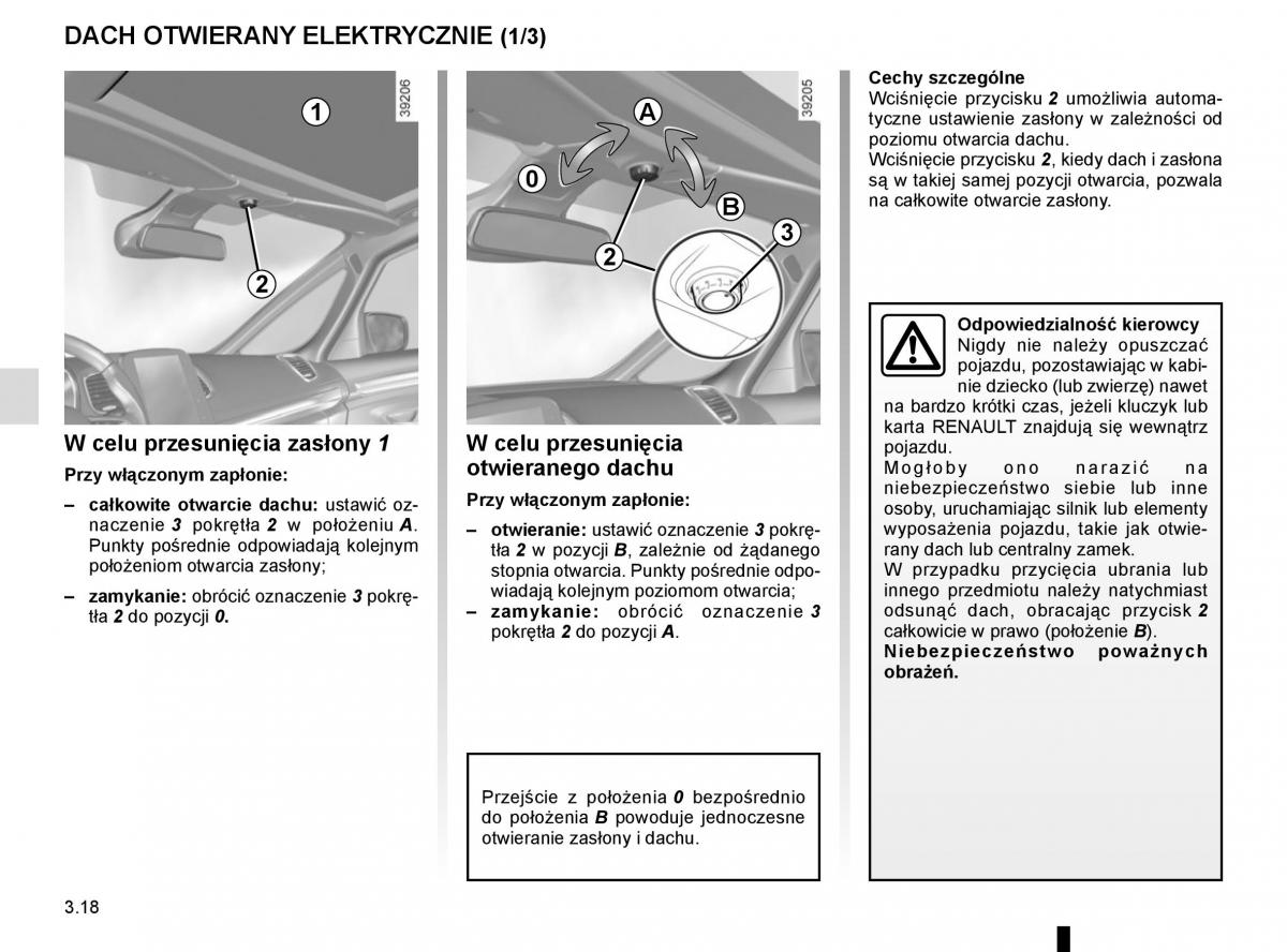 Reanult Espace V 5 instrukcja obslugi / page 206