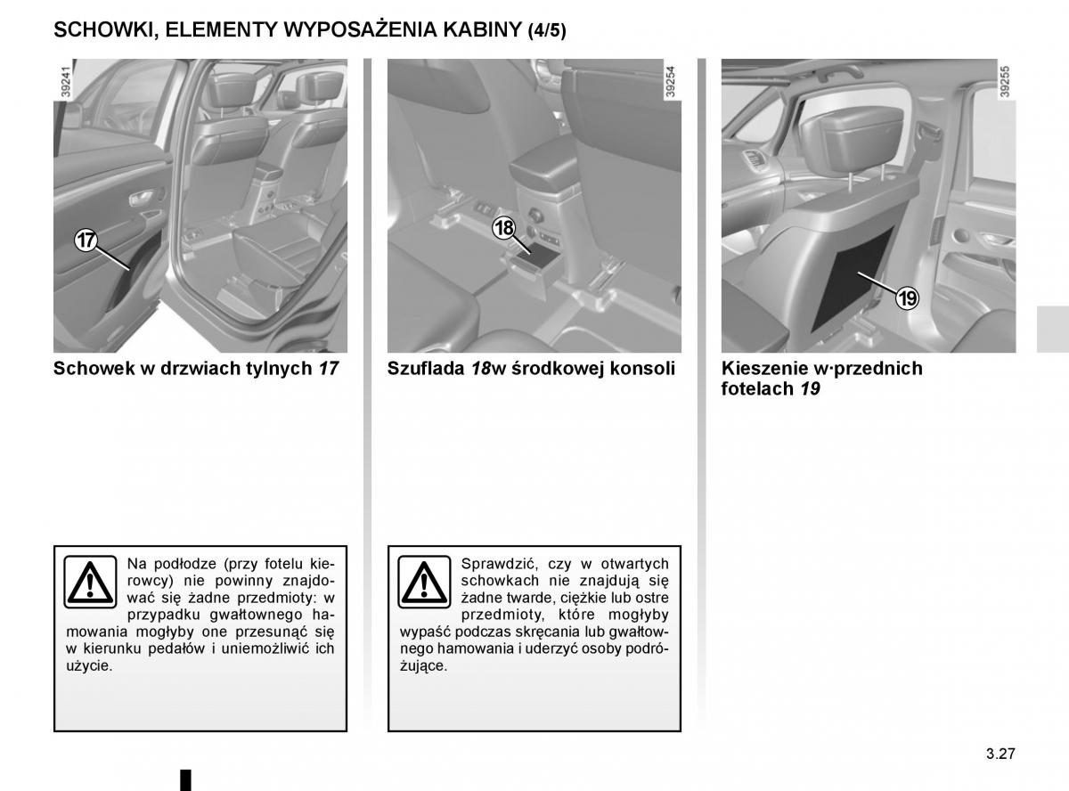 Reanult Espace V 5 instrukcja obslugi / page 215