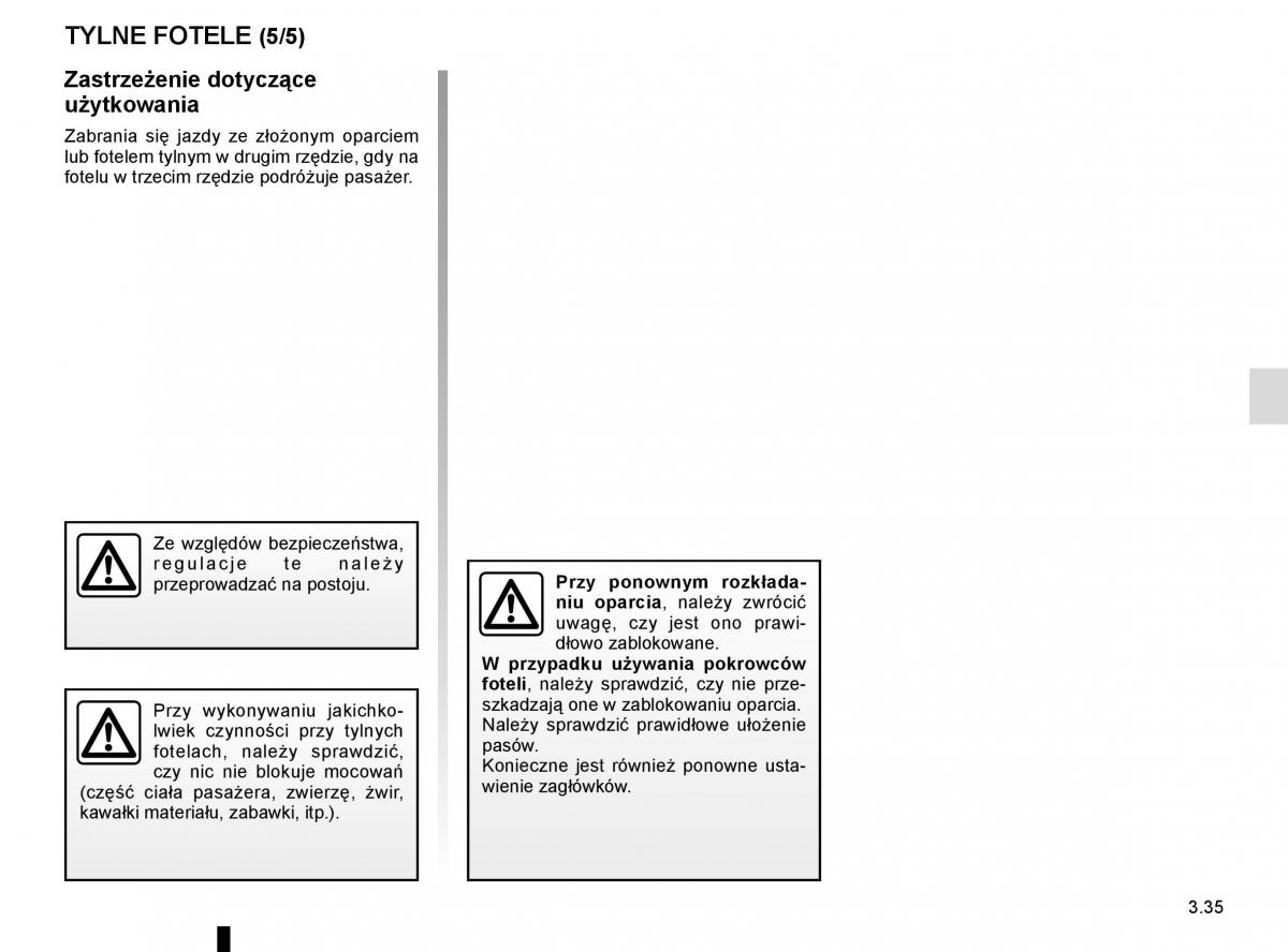 Reanult Espace V 5 instrukcja obslugi / page 223