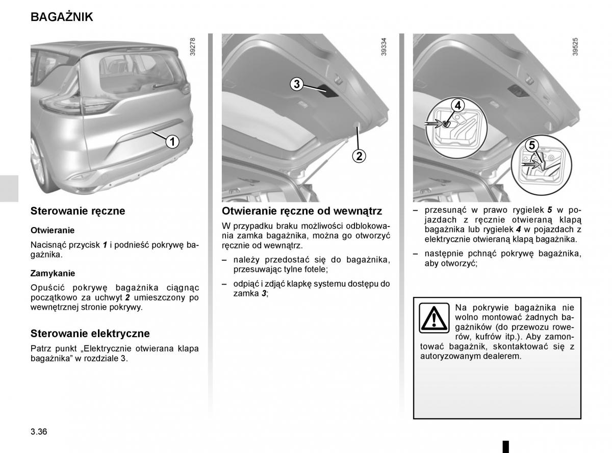 Reanult Espace V 5 instrukcja obslugi / page 224