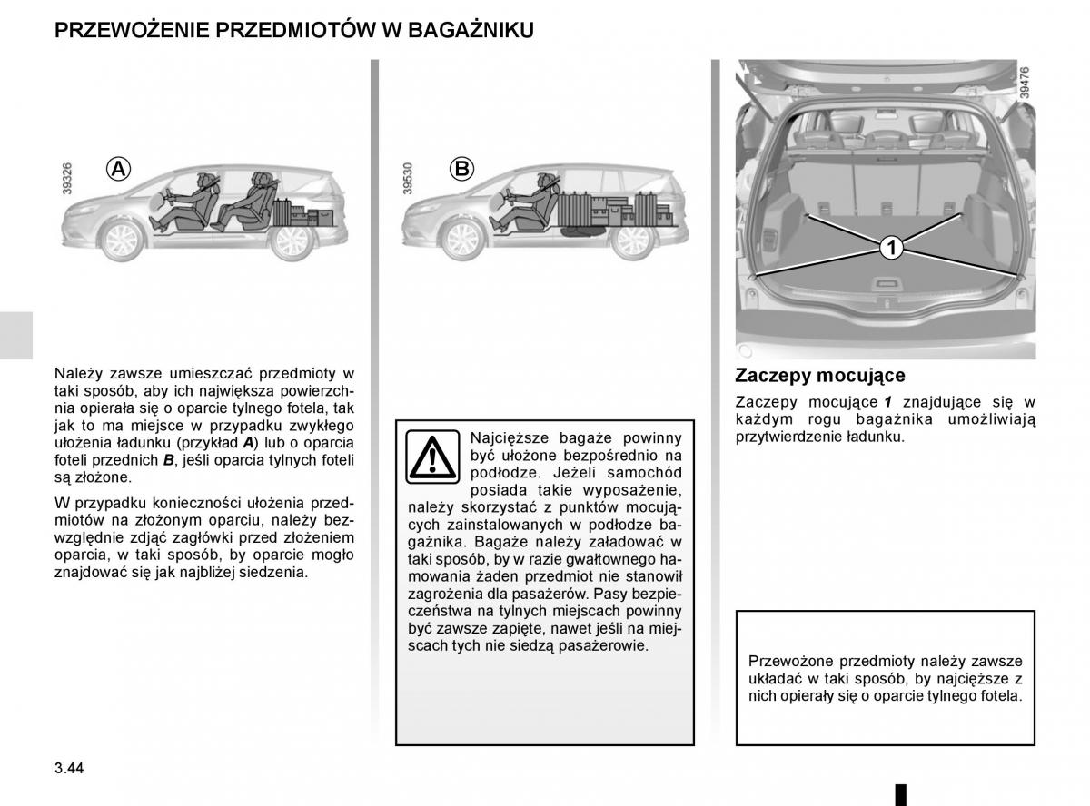 Reanult Espace V 5 instrukcja obslugi / page 232