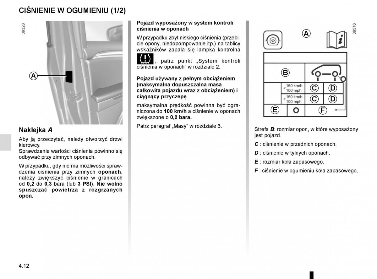 Reanult Espace V 5 instrukcja obslugi / page 250