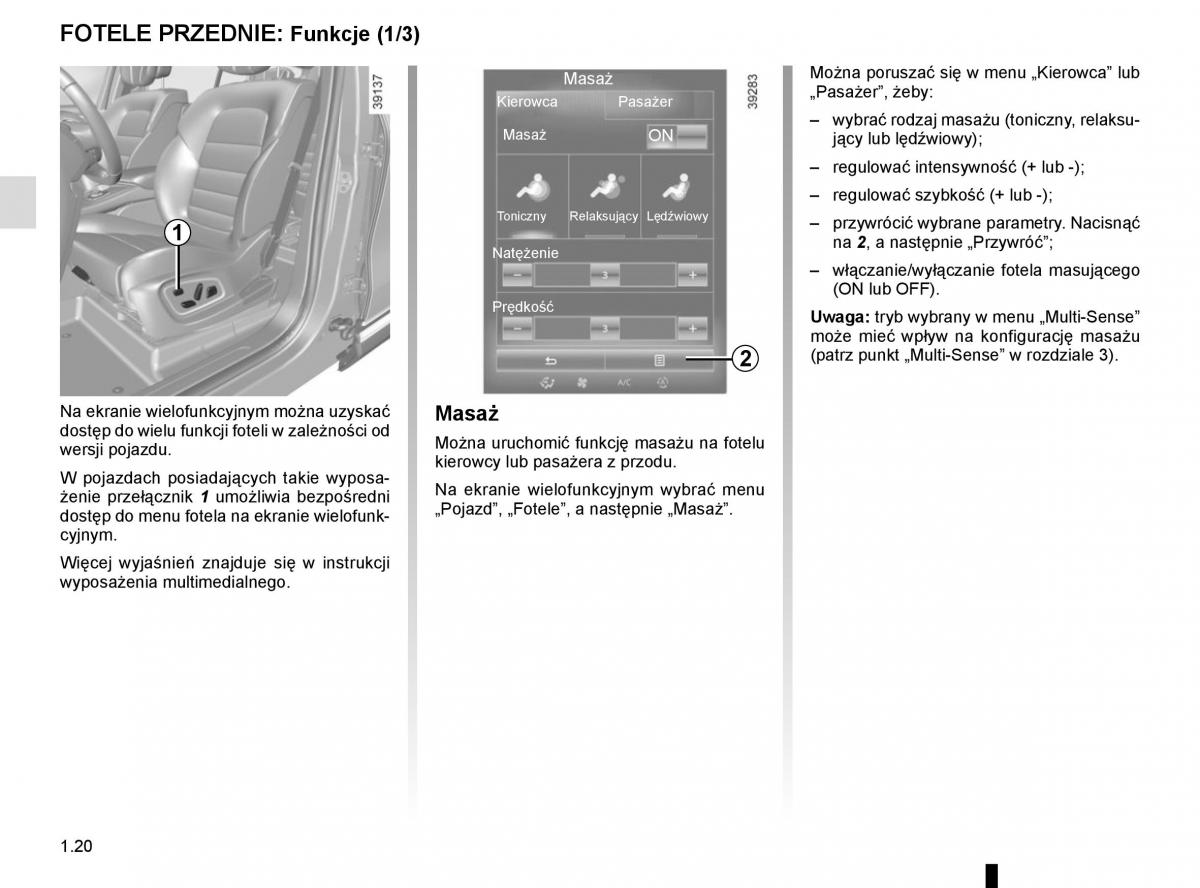 Reanult Espace V 5 instrukcja obslugi / page 26