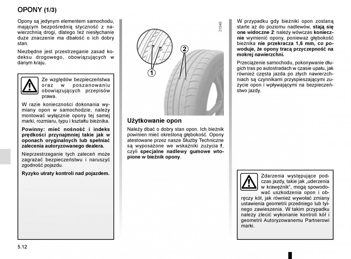 Reanult Espace V 5 instrukcja obslugi / page 268