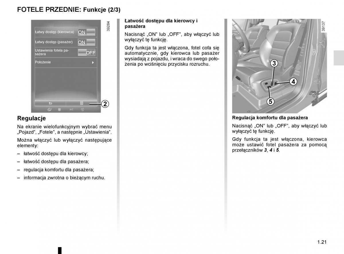 Reanult Espace V 5 instrukcja obslugi / page 27