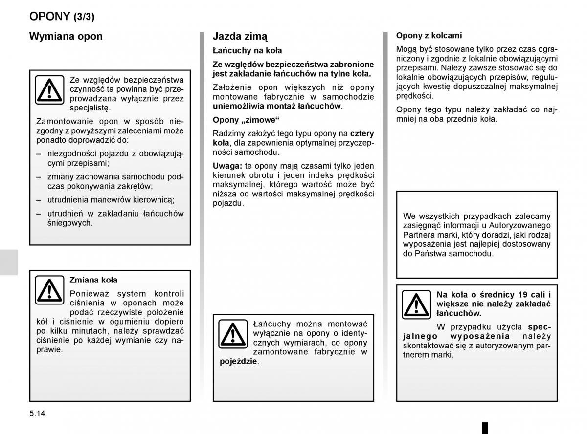 Reanult Espace V 5 instrukcja obslugi / page 270