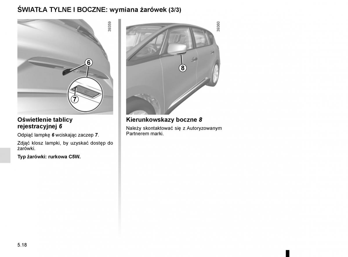 Reanult Espace V 5 instrukcja obslugi / page 274