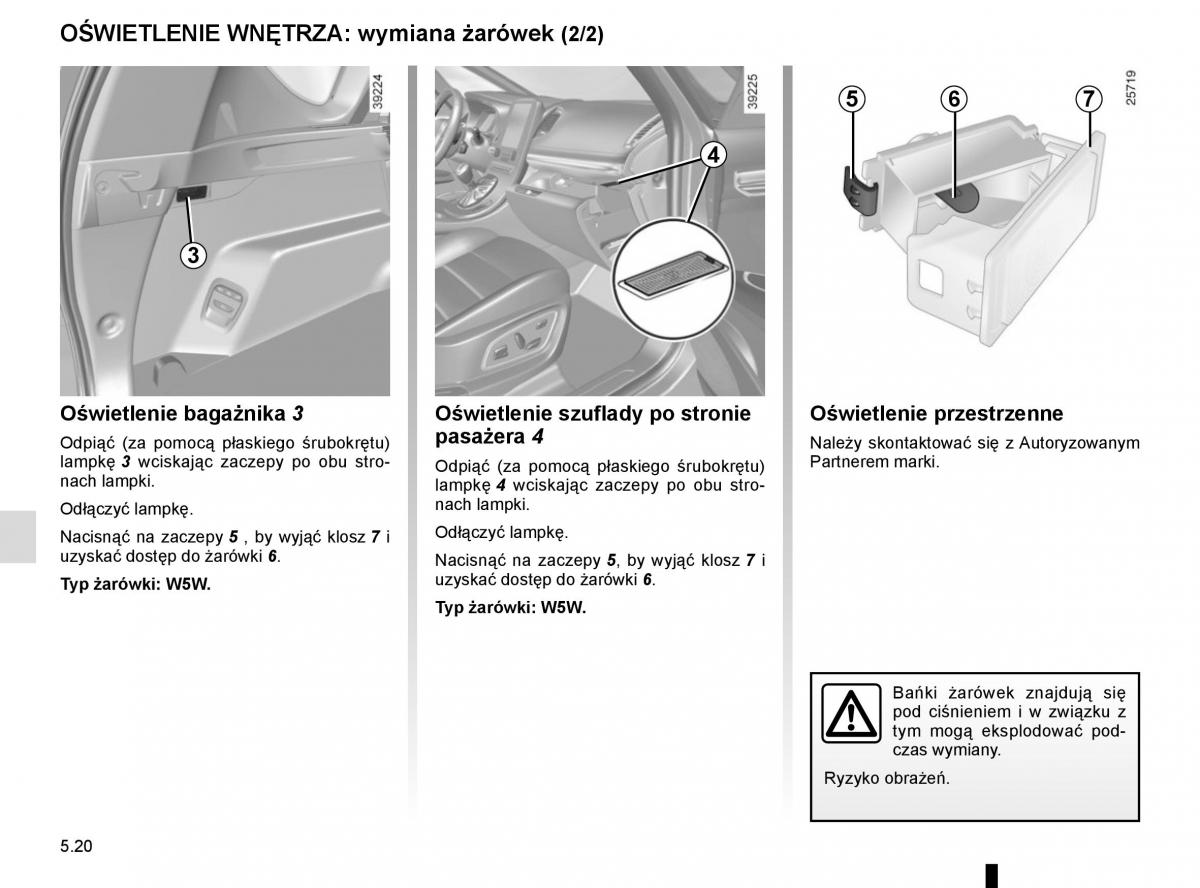 Reanult Espace V 5 instrukcja obslugi / page 276