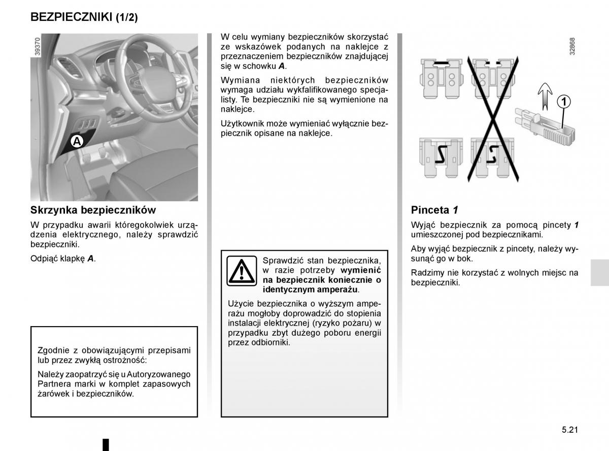 Reanult Espace V 5 instrukcja obslugi / page 277