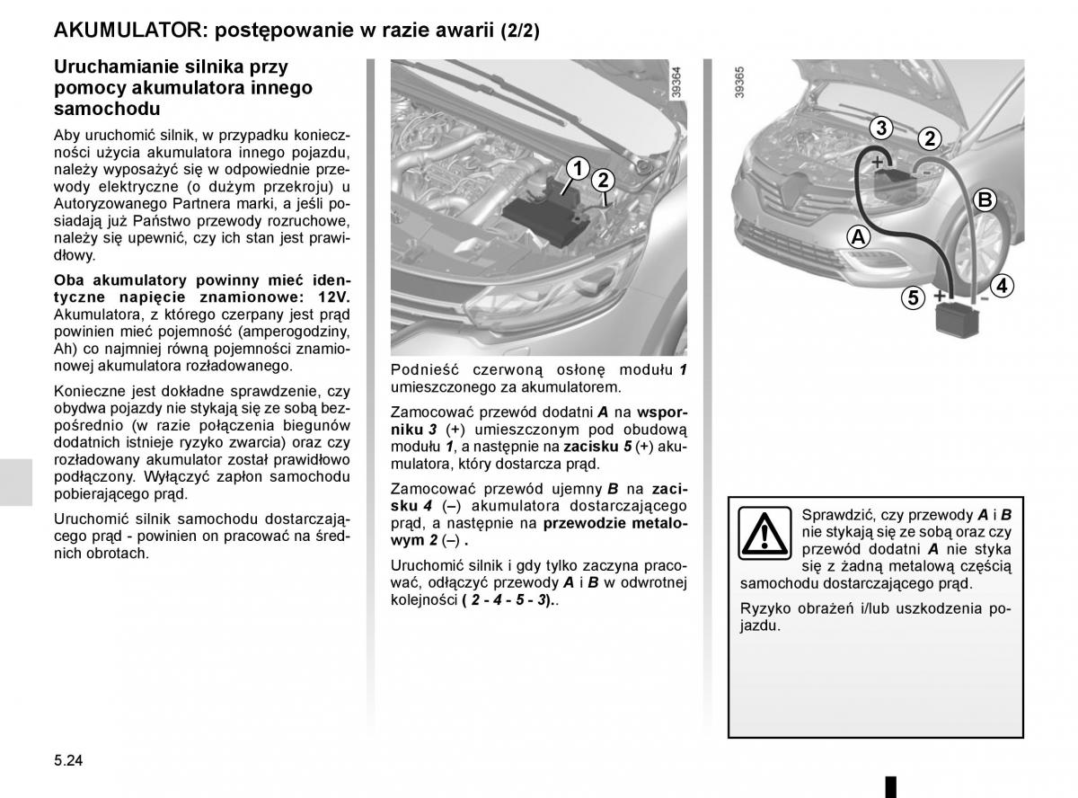 Reanult Espace V 5 instrukcja obslugi / page 280